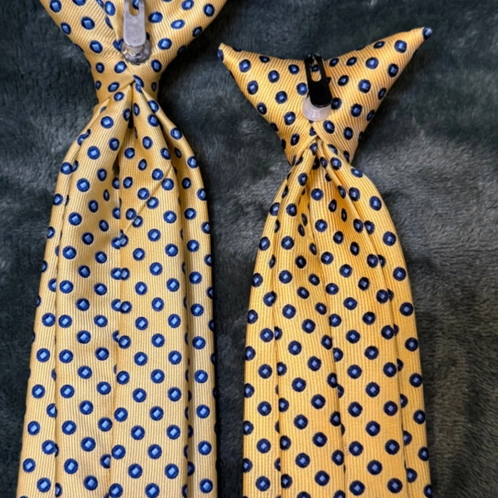 Chaps Boys  Yellow and light blue TIE - Picture 5 of 8